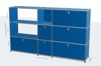 USM Haller Sideboard 3 x 3 Enzianblau Klappen und Auszüge Aachen - Aachen-Mitte Vorschau