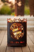 Edelrost Feuerkorb FC Bayern 140 € oder Drachentopf 115 € Bayern - Hauzenberg Vorschau