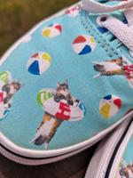 Vans Pool Katze Sommer Tiere Schwimmen Print Bayern - Forchheim Vorschau