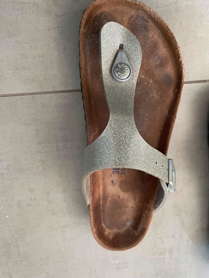 Birkenstock, Gizeh, 36, Zehentreter, Silber in Berlin