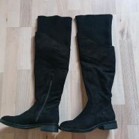 Stiefel Wildleder schwarz Overknees S Oliver Nordrhein-Westfalen - Krefeld Vorschau