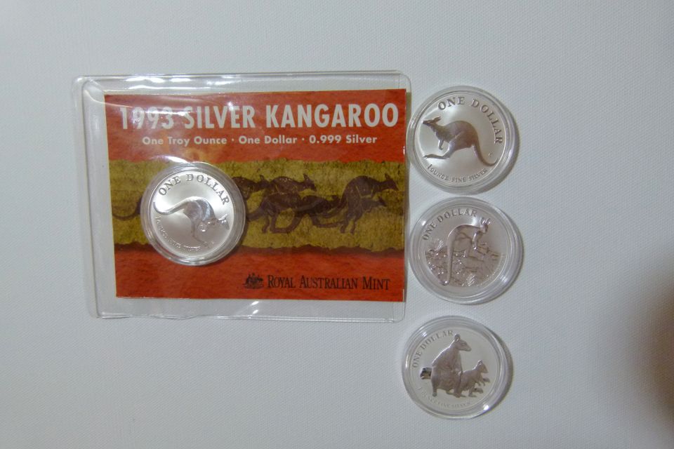 Silbermünzen Kangaroo 1 Unze in Krefeld