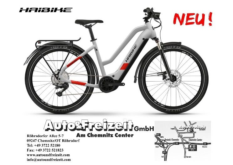 E-BIKE HAIBIKE TREKKING Herren HIGH * TESTBIKE & NEU in Röhrsdorf