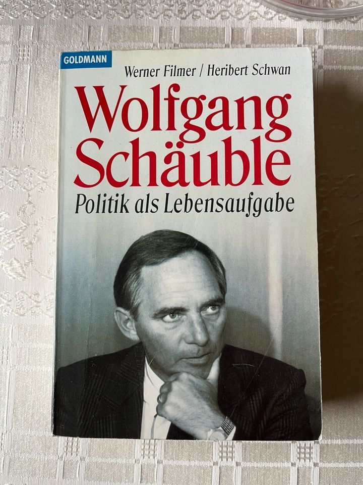 Buch  Wolfgang Schäuble „Politik als Lebensaufgabe in Neuhausen