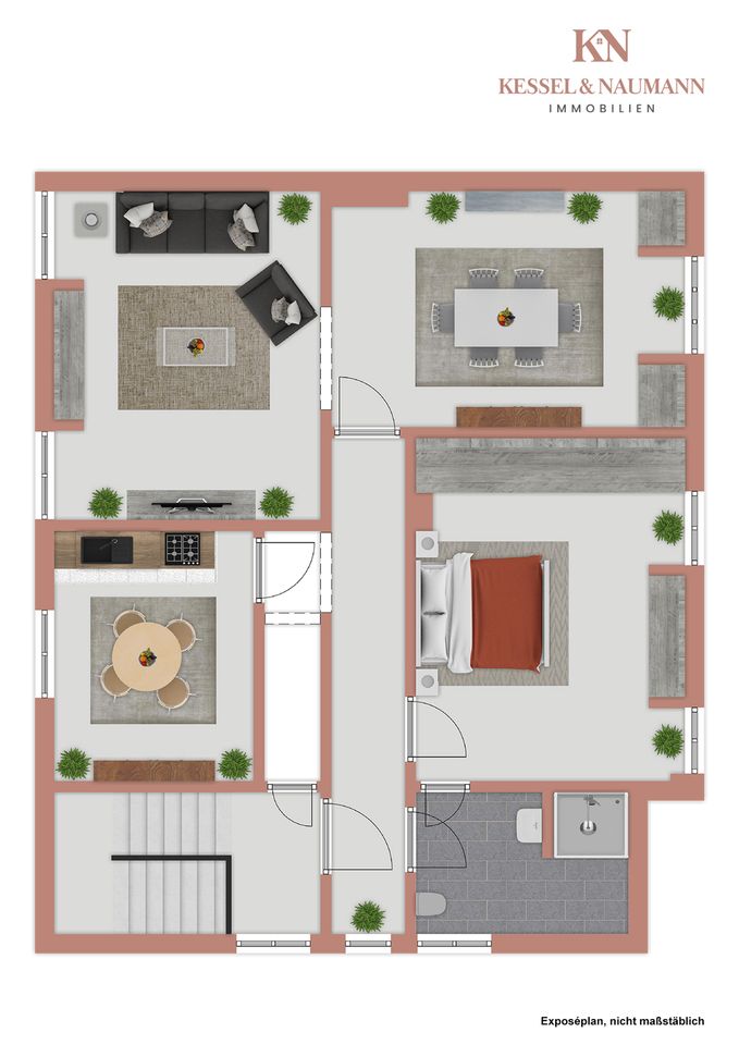 Rotenbühl! Schöne 3 ZKB Wohnung in Bestlage und Uninähe! in Saarbrücken