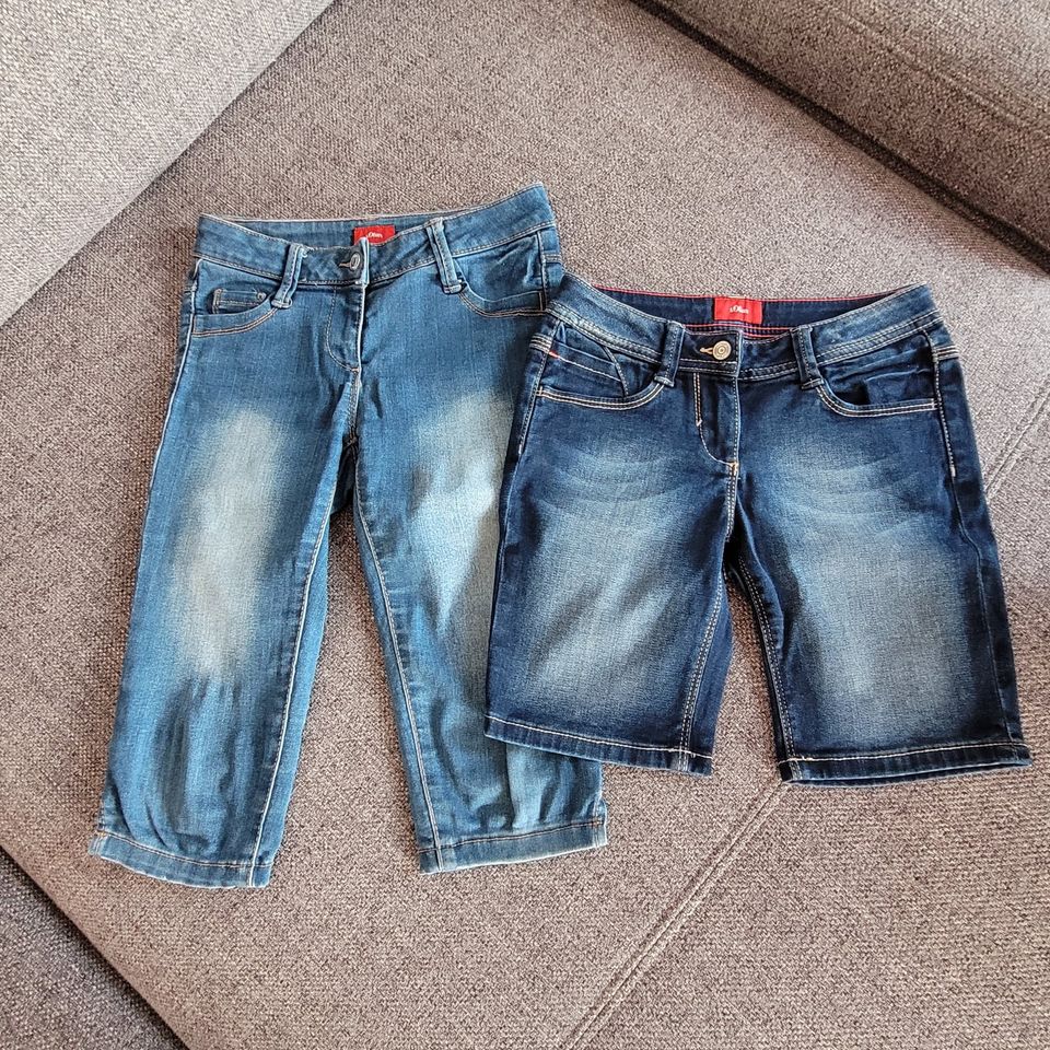 Kurze Jeans von S. Oliver, Größe 134/reg in Meinerzhagen