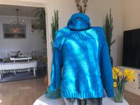 Pullover 100% Merinowolle 3-teilig Beanie Schal Neu Handgestrickt Berlin - Neukölln Vorschau