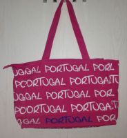 Tolle pinkfarbene Stofftasche mit Aufdruck „Portugal“ Hamburg-Mitte - Hamburg Horn Vorschau