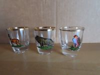 SchnapsGlas kleines Glas Schnapspinschen Motiv Wildtiere /3 St. Rheinland-Pfalz - Roth (Landkreis Altenkirchen) Vorschau