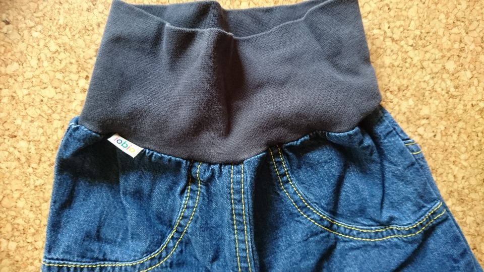 Leichte Jeans Hose, iobio, kbA, Gr. 74/80 in Werbach