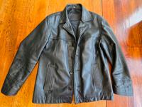 coole schwarze schwarze Lederjacke oldschool sehr gute Qualität Nordrhein-Westfalen - Langenberg Vorschau