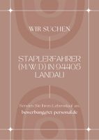 Staplerfahrer (m/w/d) in 94405 Landau gesucht! Bayern - Landau a d Isar Vorschau
