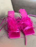 Sandalen mit Federn/ pink /Zara/ Neu&ungetragen /Gr.38/NP.80€ Bayern - Neu Ulm Vorschau