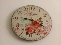 Uhr - Wanduhr - shabby chic- Rosen Nordrhein-Westfalen - Mönchengladbach Vorschau