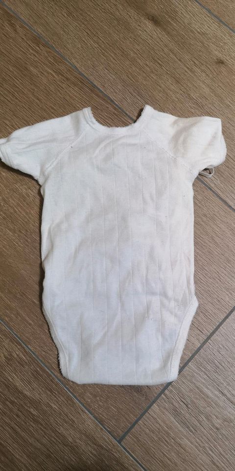 Wickelbody Schleifenbody Kurzarmbody Petit Bateau Gr. 68 in Laumersheim