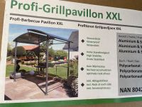 Profi-Grillpavillon XXL grau-schwarz 275 x 165 x 233 cm Bayern - Großwallstadt Vorschau