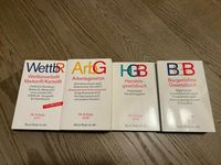 4 Gesetzesbücher, BGB, HGB, WettbR, ArbG Bayern - Wertach Vorschau