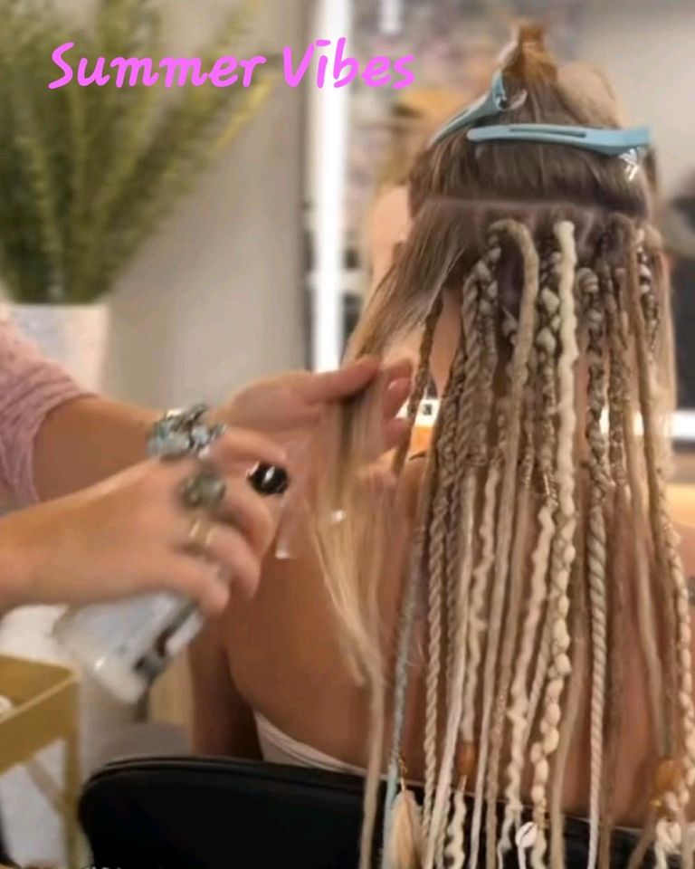 Ich flechte dir Dreadlock Extensions ein in Köln