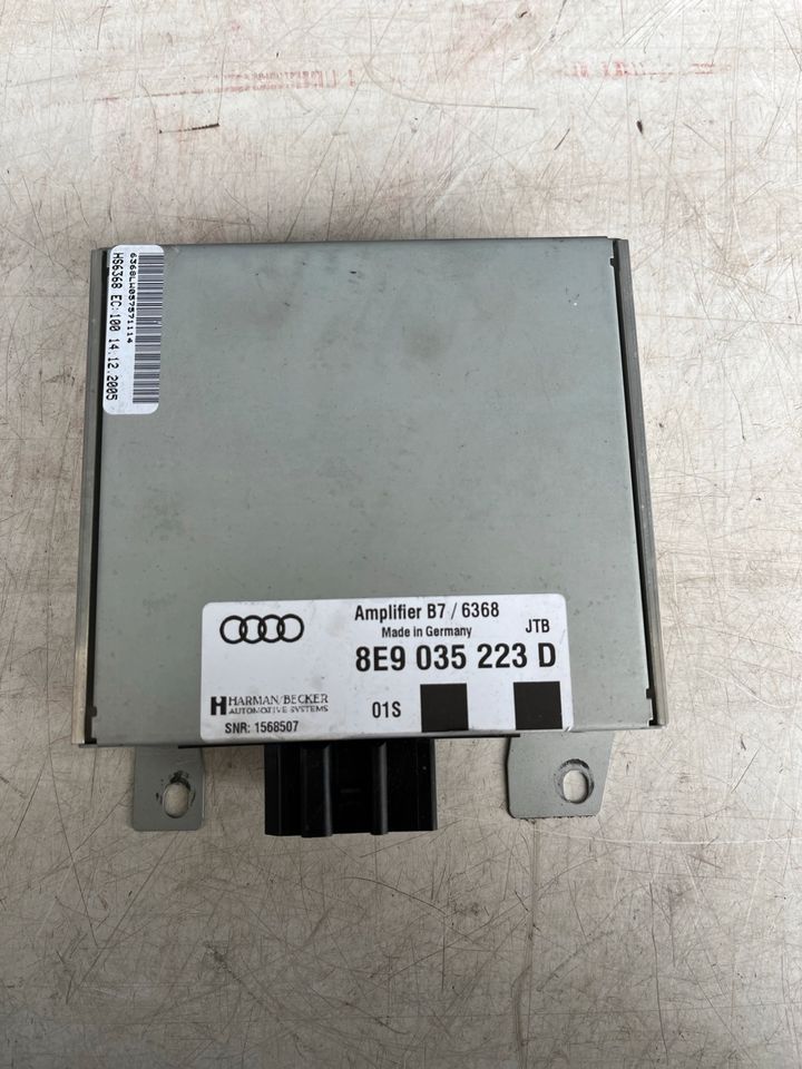 Audi A4 B6 B7 8E Audio Verstärker Amplifier Harman 8E9035223 /D in Bönnigheim