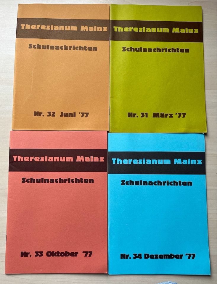 Konvolut Theresianum Mainz Schulnachrichten in Mainz