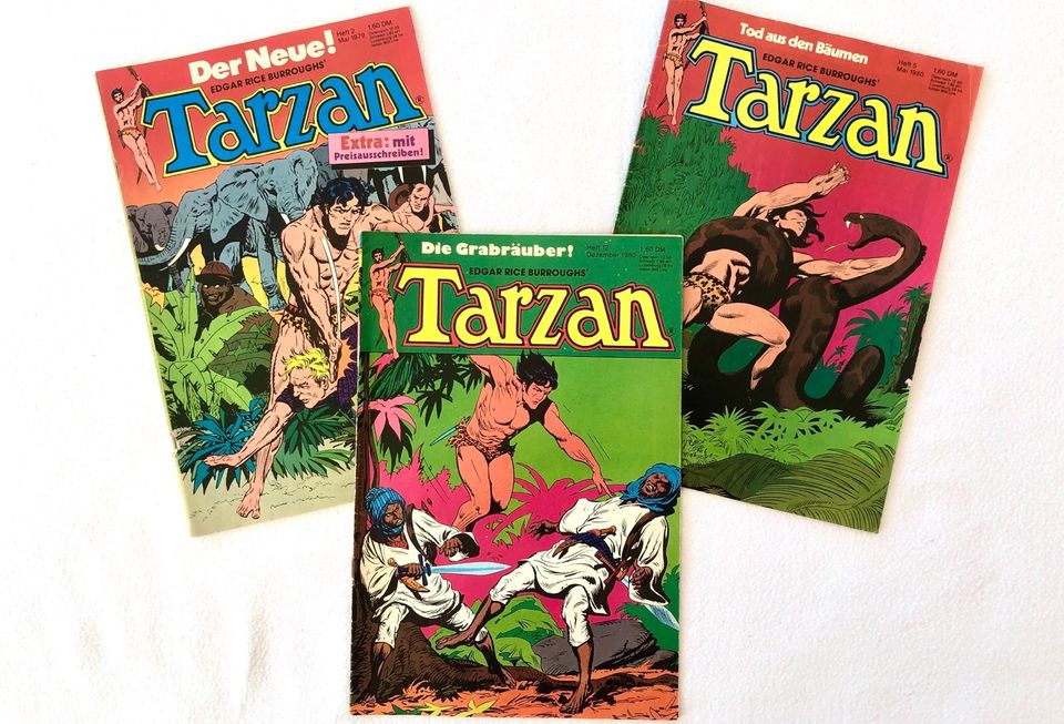 Tarzan, Tarzans Sohn, Bessy, Nick, 21xComic Sammlung in Reiser Gem Gars