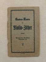 Liederbuch für Violin-Zither mit 216 Volksliedern, um 1920 Thüringen - Neuhaus Vorschau