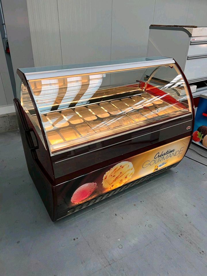 Orion G9 18x 5l Behälter Eiswannen Eissorten Eisvitrine Kühlvitrine Eistheke für Eiscafe Original italienisches Eis Lieferung Deutschlandweit in Berlin