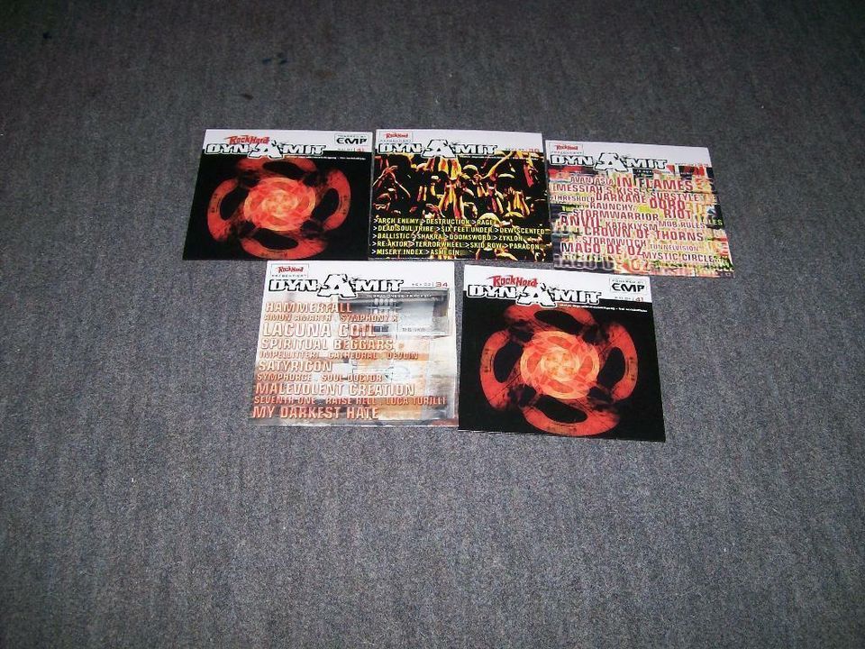 Metal Hammer & Rock Hard CD´s insgesamt 22 CD´s 22,-€ & 3 DVD´s in Duisburg