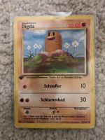 Pokémon Karte Digda 1. Edition 1995 Bayern - Heinersreuth Vorschau