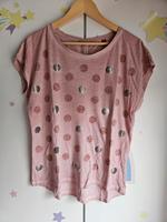 Altrosa Tshirt / Shirt mit Punkten Gr. 34 S.Oliver Bayern - Waldaschaff Vorschau