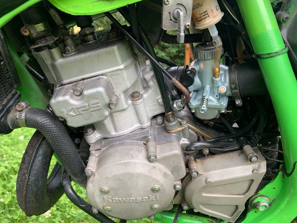 KMX 125b -Kawasaki in Mespelbrunn