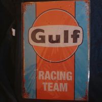 Blechschild Gulf Racing Team 40 x 30 cm Nordrhein-Westfalen - Remscheid Vorschau