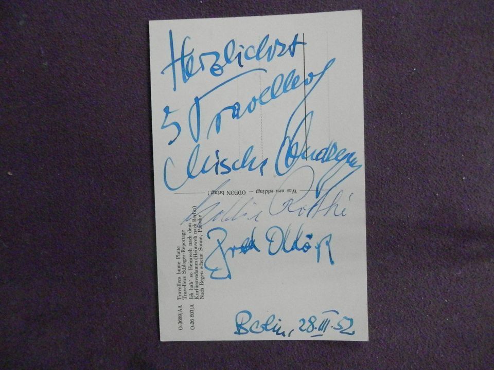 10 Autogramme 50/60er Jahre Attila Hörbiger,Horst Buchholz ab 3€ in Berlin