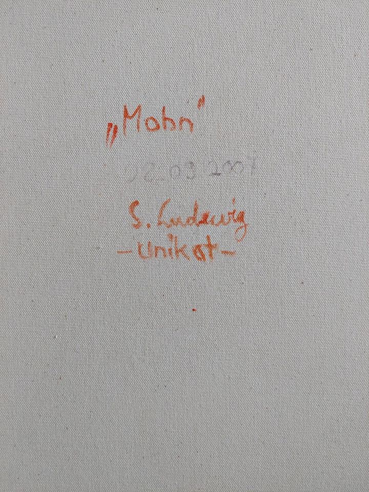 Bild Leinwand Wandbild Mohnblumen in Dresden