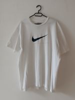 Vintage Y2K Nike Big Swoosh Shirt L weiß Bayern - Freilassing Vorschau