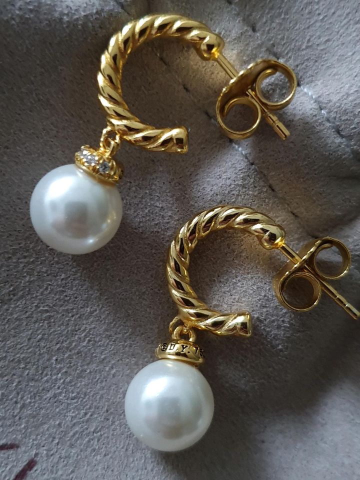 Perlen Ohrringe 750 vergoldet, David Yurman Perlen creolen in Wandsbek -  Hamburg Marienthal | eBay Kleinanzeigen ist jetzt Kleinanzeigen