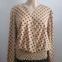 NEU Damen Tunika Bluse Gr 38 Braun Beige-Ton mit schwarze Punkte Bayern - Lichtenfels Vorschau