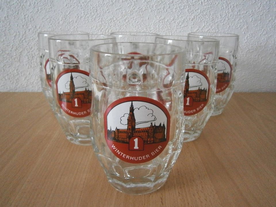 Glas Bierhumpen Winterhuder-Bier (843) in Hamburg