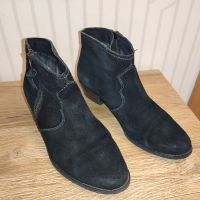 Tamaris Leder Stiefeletten Boots schwarz used Optik 39 Saarbrücken-West - Burbach Vorschau