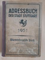 Telefonbuch der Stadt Stuttgart von 1951 Baden-Württemberg - Fellbach Vorschau