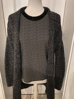 Hallhuber Strickjacke Cardigan grau anthra. meliert Glitzer Gr. S Hessen - Kassel Vorschau