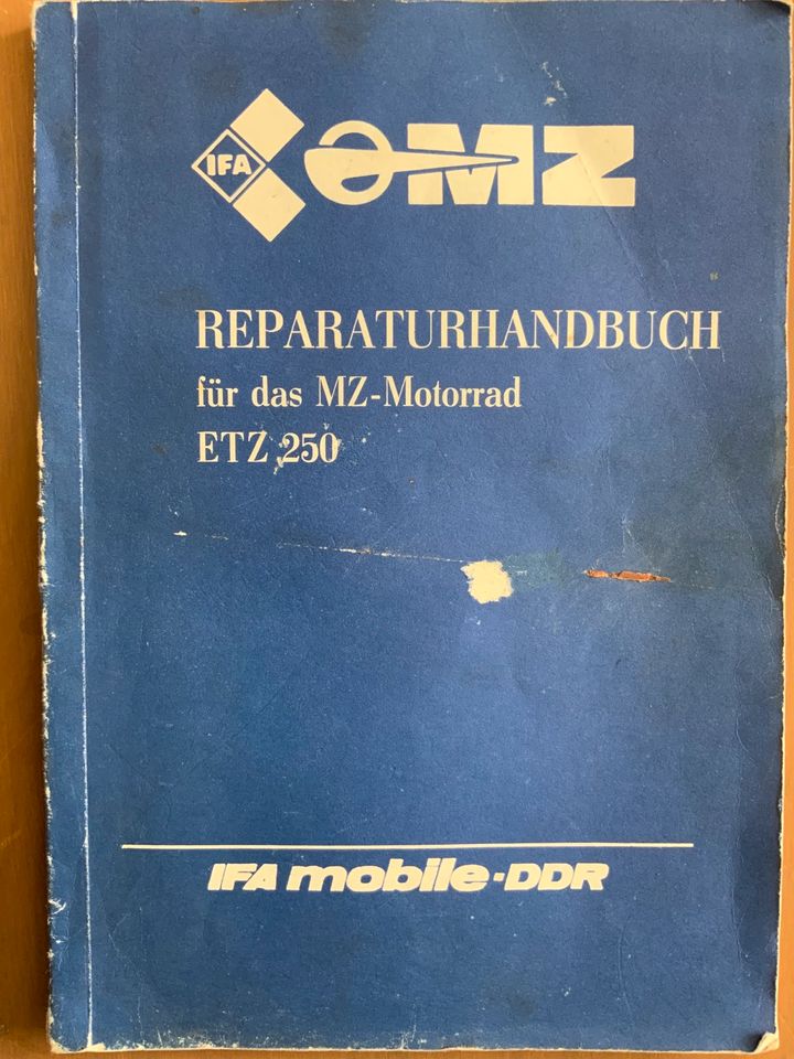 Ersatzteile, Handbuch sowie Betriebsanleitung für MZ ETZ 250 in Golmbach