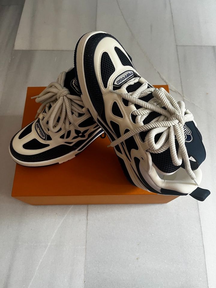 Louis Vuitton LV Skate Sneaker Marine White, UK 9