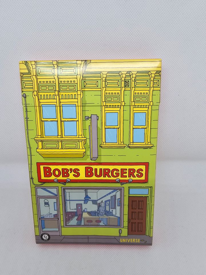 Bobs Burgers Box mit Rezepten und Grafiken in Köln