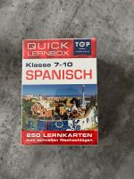 Quick Lernbox Klasse 7-10 Spanisch 250 Lernkarten OVP Brandenburg - Neuzelle Vorschau