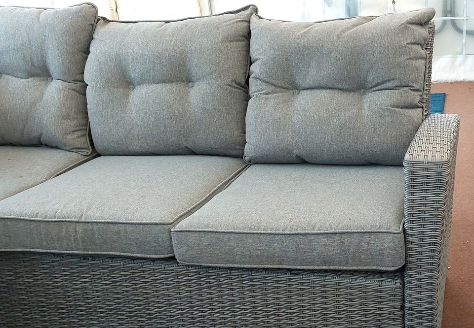 Ecklounge Gartenlounge Polyrattan statt 999€ in Gnarrenburg