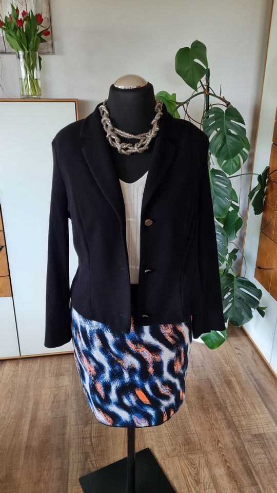 Marc Cain Designer schicker Blazer Jacke N5 40 42 schwarz in Burgau