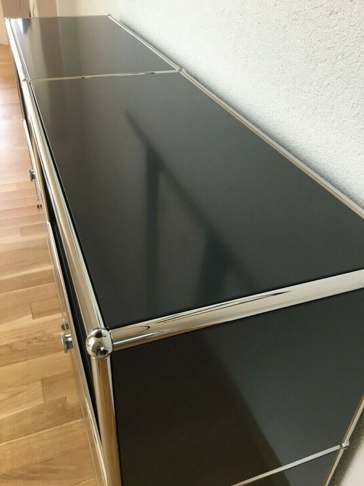 USM Haller Sideboard Anthrazitgrau 153x74x37cm Refurbished in Frankfurt am Main