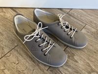 Neuw. Ecco Soft 2.0 Sneaker Gr. 38 Leder - grau/beige/greige Niedersachsen - Gehrde Vorschau