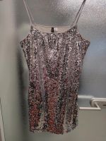 Pailletten-Kleid Gr. XL (XXL) silber H&M Nordrhein-Westfalen - Rödinghausen Vorschau